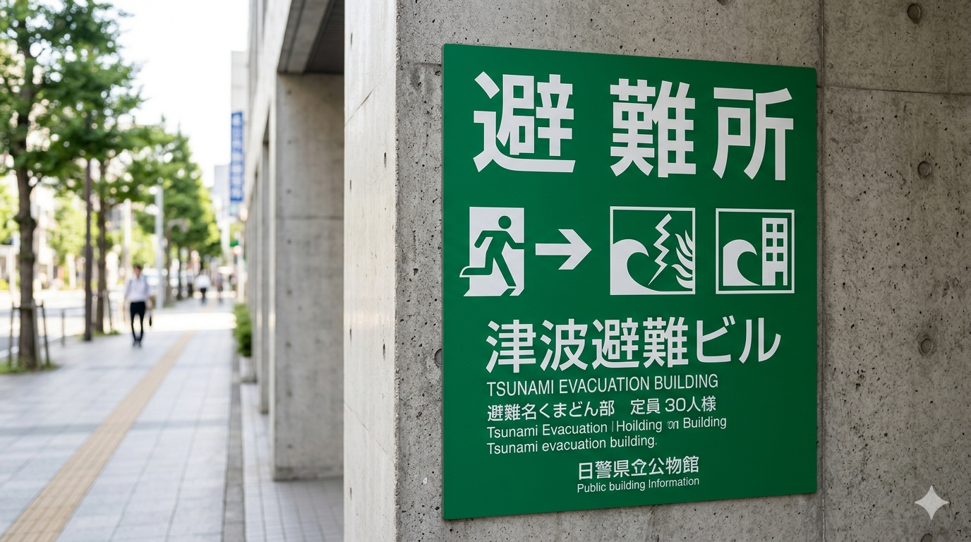避難場所の標識